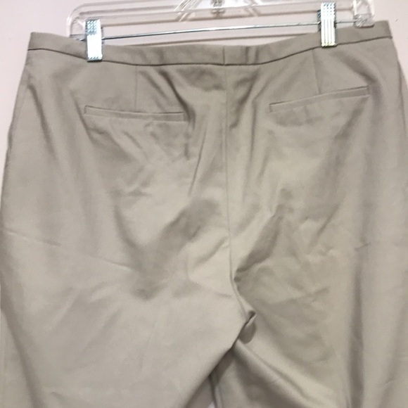 HALOGEN tan ankle trouser pants 12 - Picture 5 of 11